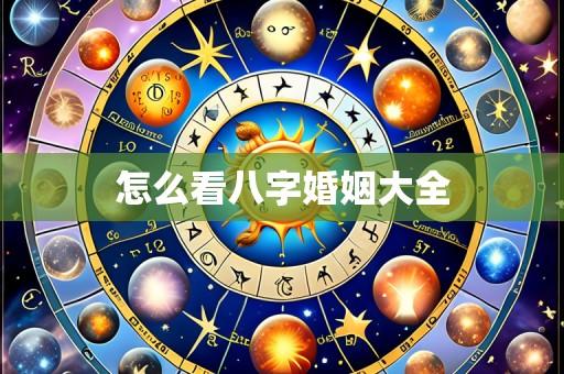 怎么看八字婚姻大全
