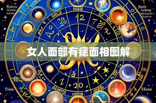 女人面部有痣面相图解