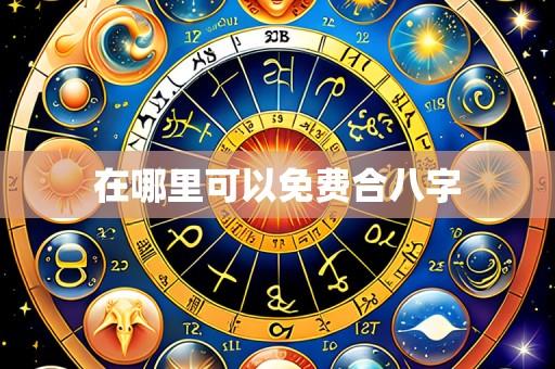 在哪里可以免费合八字