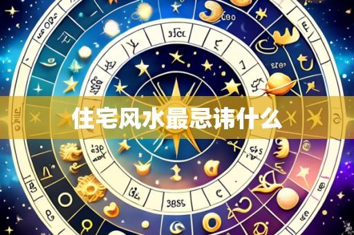 住宅风水最忌讳什么