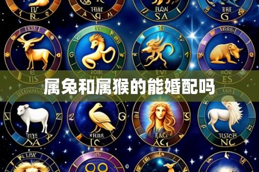 属兔和属猴的能婚配吗
