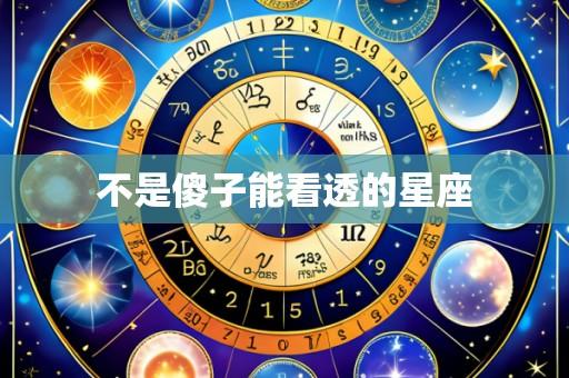 不是傻子能看透的星座