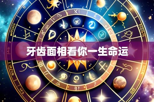 牙齿面相看你一生命运