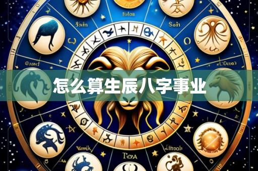 怎么算生辰八字事业
