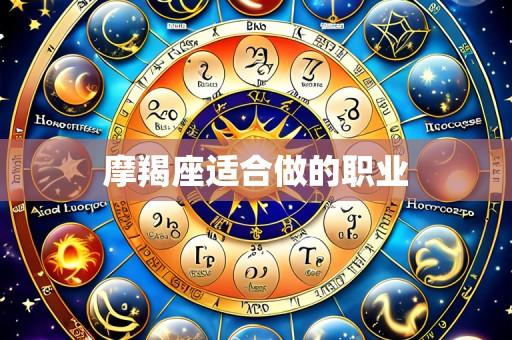 摩羯座适合做的职业