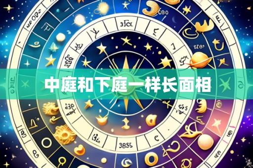 中庭和下庭一样长面相