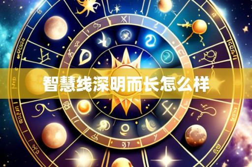 智慧线深明而长怎么样