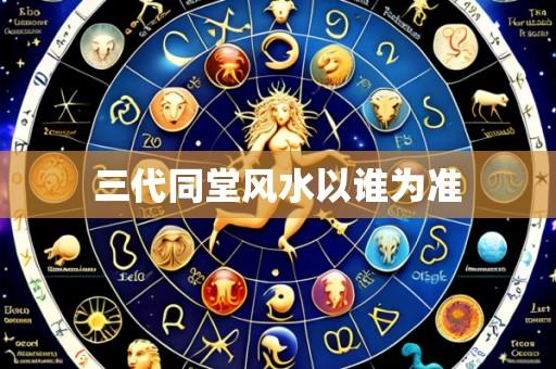 三代同堂风水以谁为准