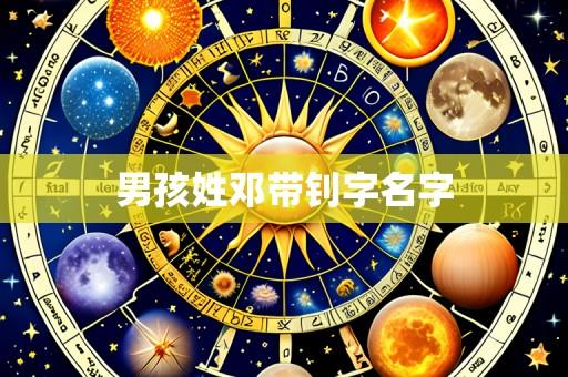 男孩姓邓带钊字名字