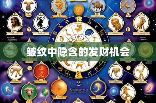 皱纹中隐含的发财机会