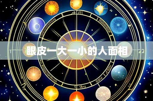 眼皮一大一小的人面相