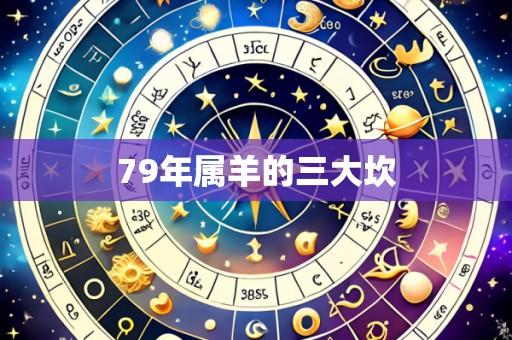 79年属羊的三大坎