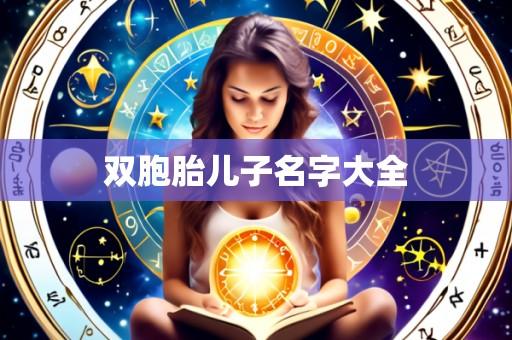 双胞胎儿子名字大全