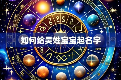 如何给吴姓宝宝起名字