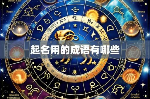 起名用的成语有哪些