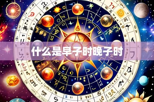 什么是早子时晚子时
