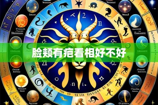 脸颊有疤看相好不好