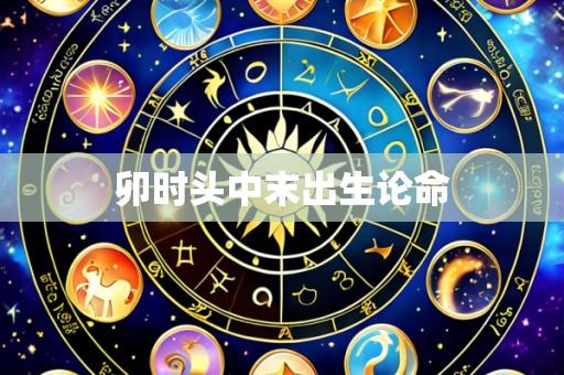 卯时头中末出生论命