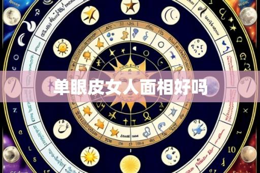 单眼皮女人面相好吗