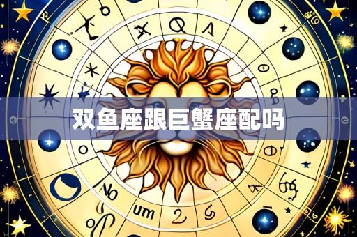 双鱼座跟巨蟹座配吗