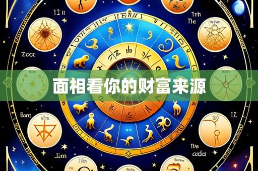 面相看你的财富来源