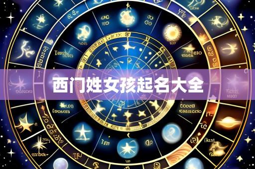 西门姓女孩起名大全
