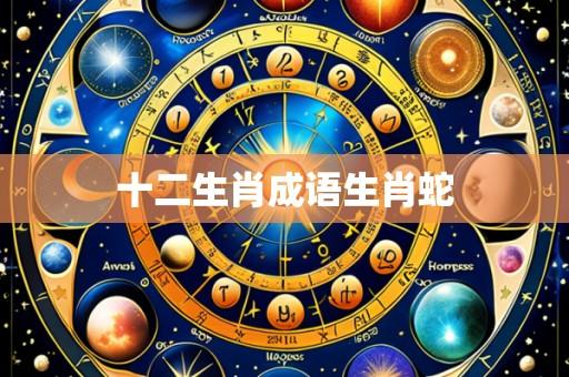 十二生肖成语生肖蛇