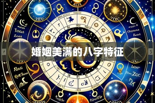 婚姻美满的八字特征