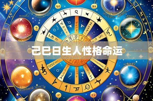 己巳日生人性格命运
