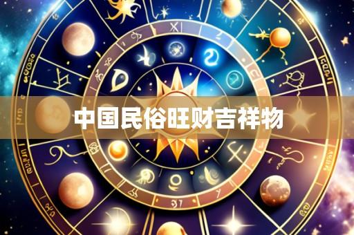 中国民俗旺财吉祥物