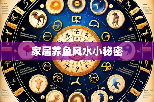 家居养鱼风水小秘密