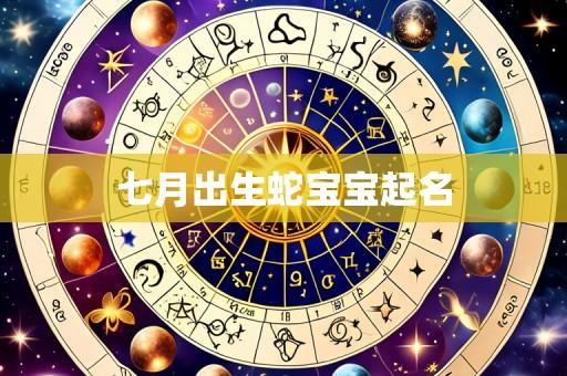 七月出生蛇宝宝起名