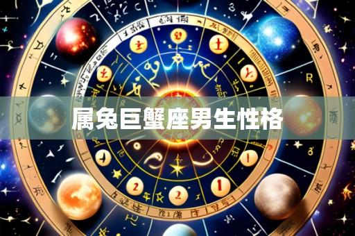 属兔巨蟹座男生性格