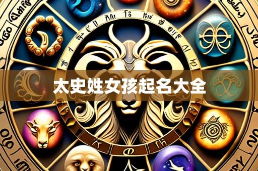 太史姓女孩起名大全