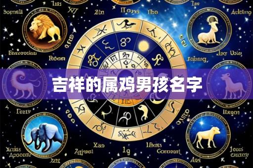 吉祥的属鸡男孩名字