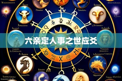 六亲定人事之世应爻