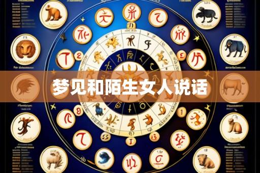 梦见和陌生女人说话