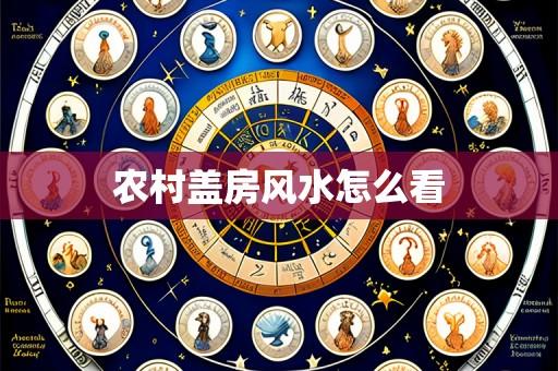 农村盖房风水怎么看