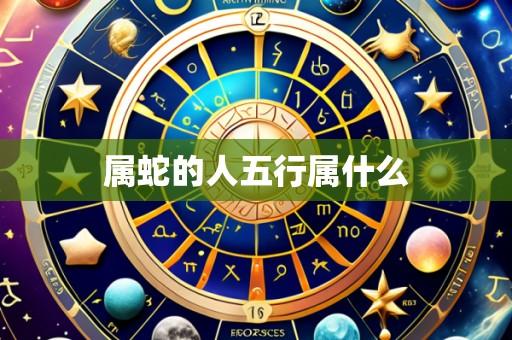 属蛇的人五行属什么