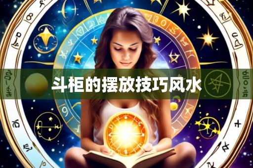 斗柜的摆放技巧风水