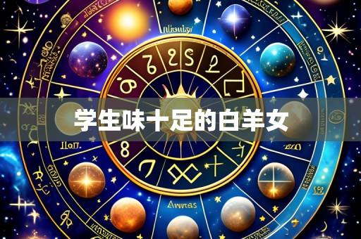 学生味十足的白羊女