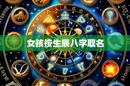 女孩按生辰八字取名