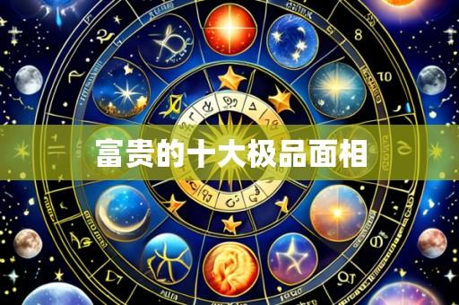 富贵的十大极品面相