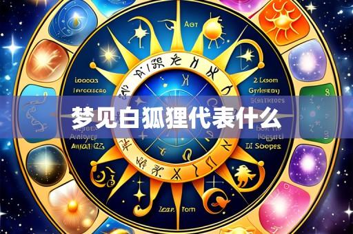 梦见白狐狸代表什么