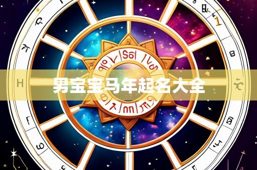 男宝宝马年起名大全