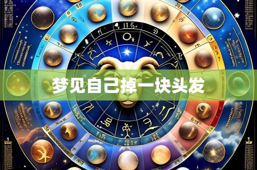 梦见自己掉一块头发