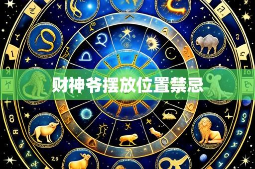 财神爷摆放位置禁忌