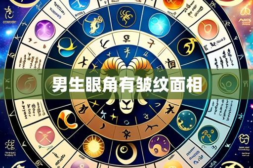 男生眼角有皱纹面相