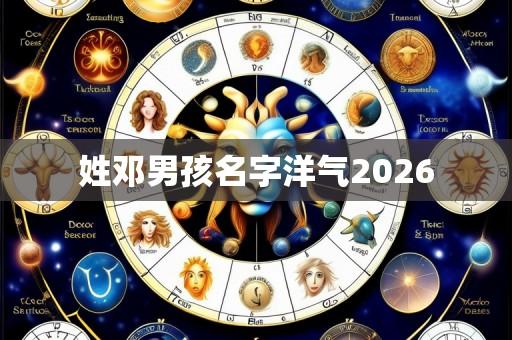姓邓男孩名字洋气2026