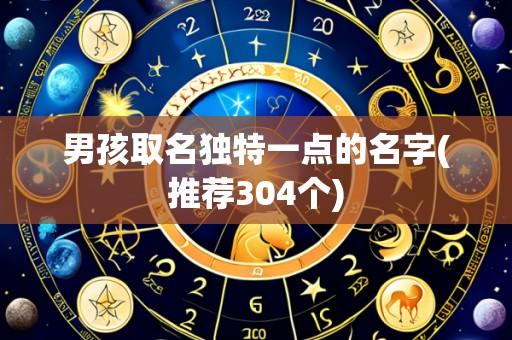 男孩取名独特一点的名字(推荐304个)